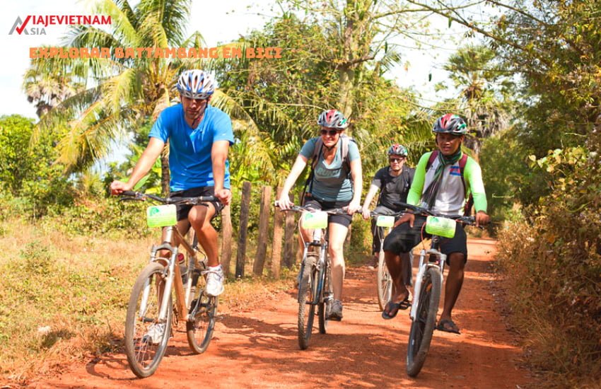 Explorar Battambang en bici