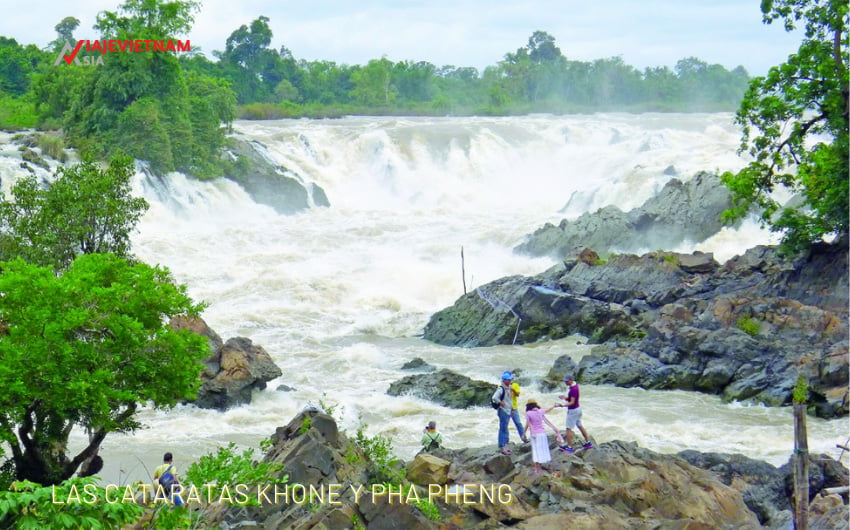 Qué ver en Champasak: Las cataratas Khone y Pha Pheng