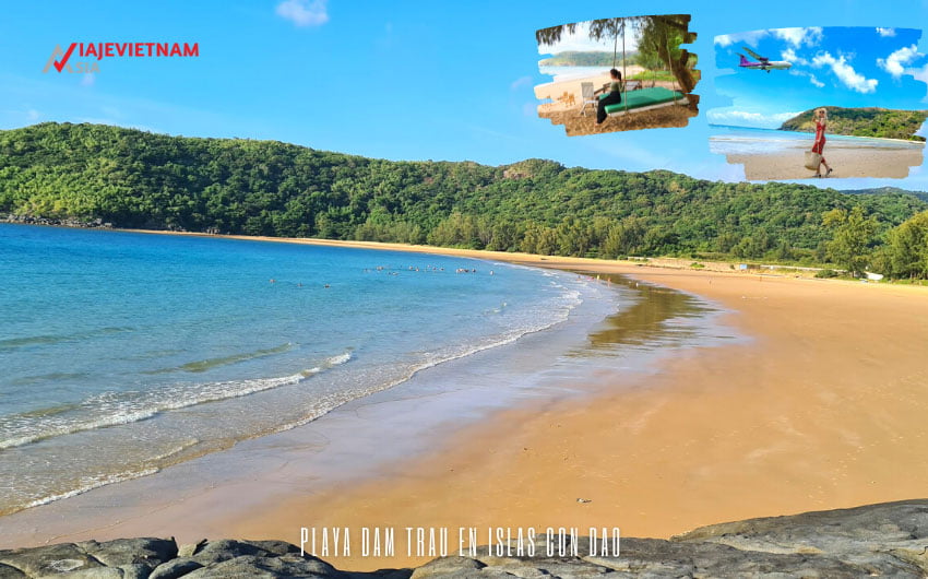 Playa Dam Trau en islas Con Dao