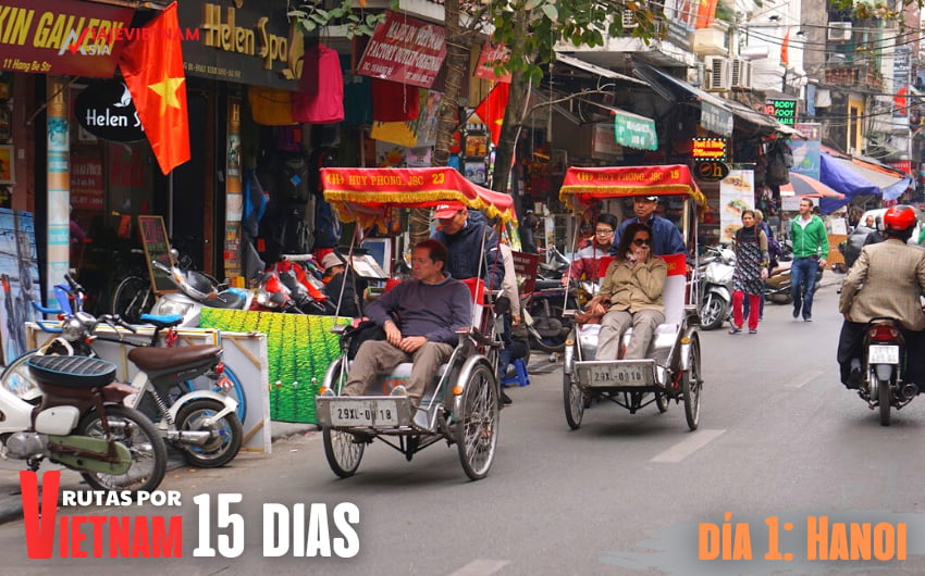 RUTAS POR VIETNAM 15 DIAS - Dia 1: Hanoi